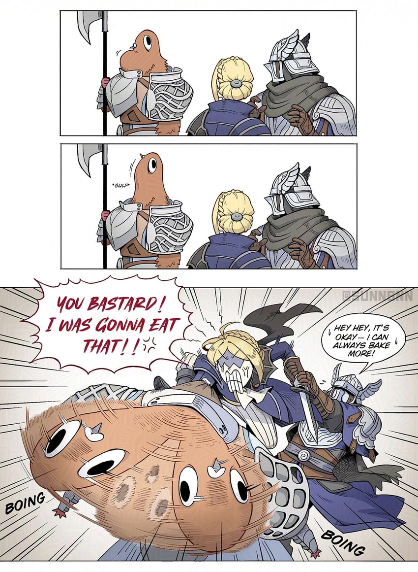 duchess, wylder, and guardian (elden ring and 1 more) drawn by sunnbnn