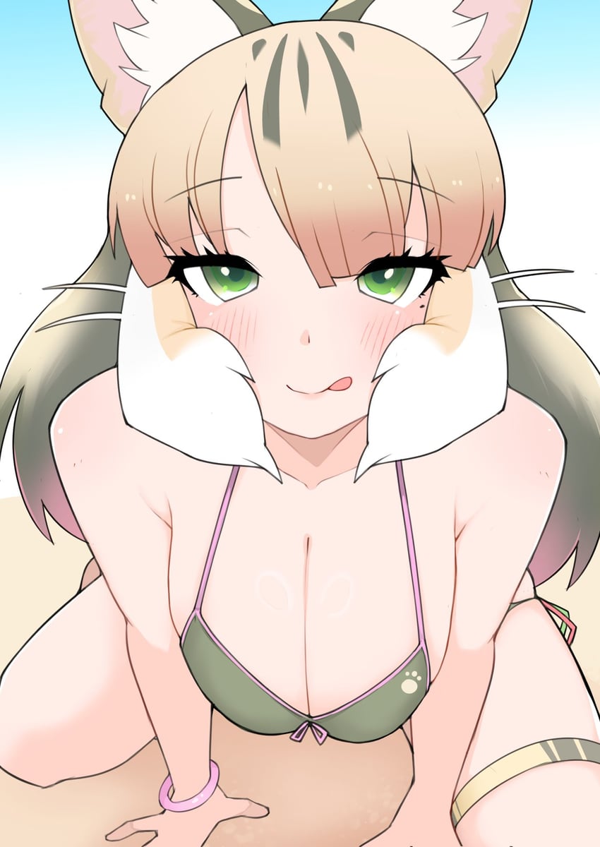 jungle cat (kemono friends and 1 more) drawn by illu_(illu_stratos)