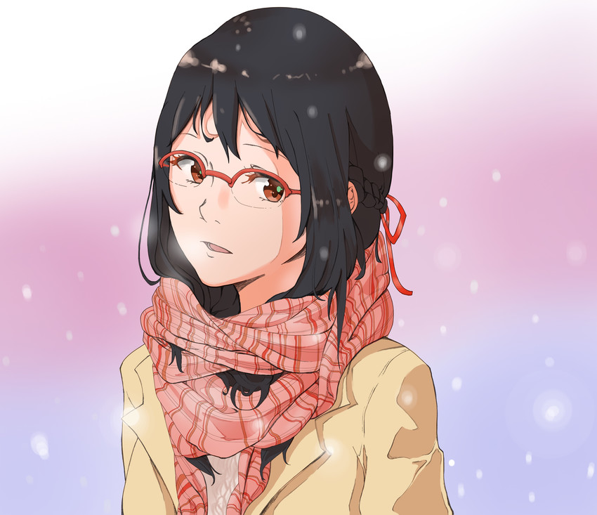 miyamizu mitsuha (kimi no na wa.) drawn by tamanegi-kun