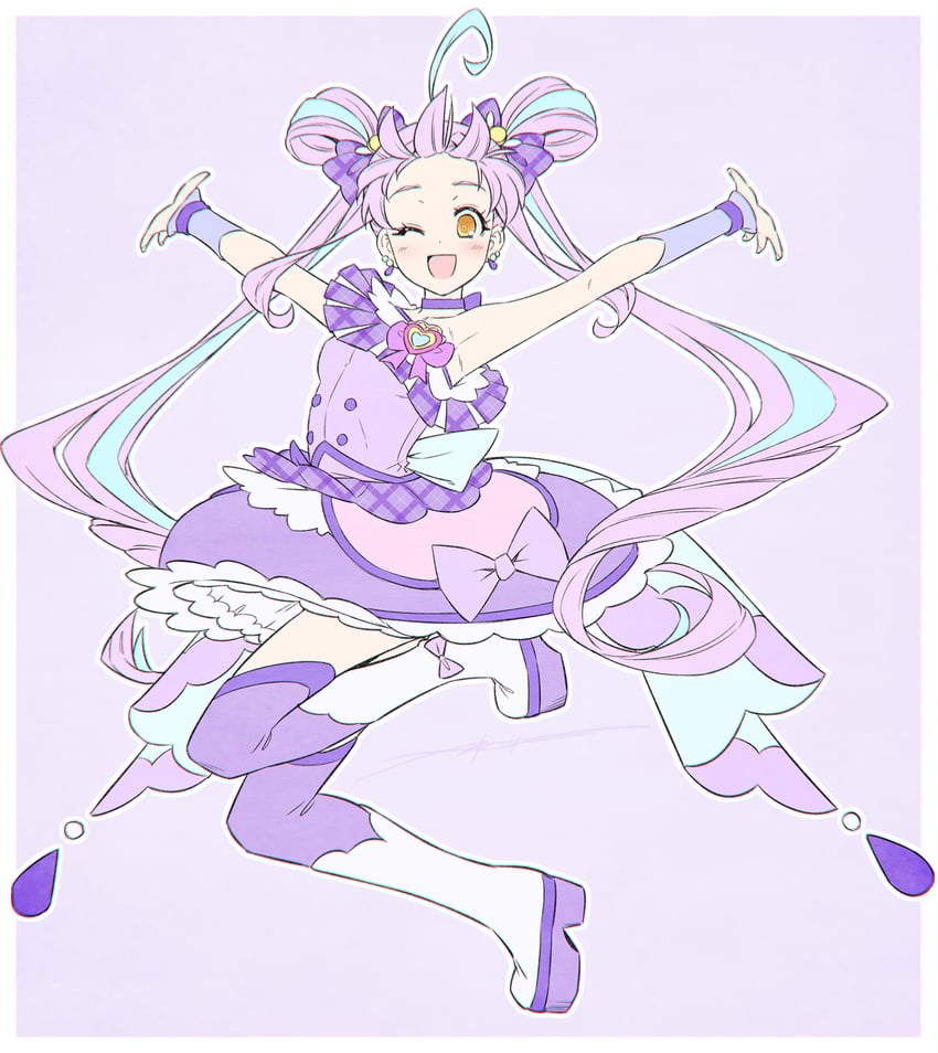 shigure kokoro and cure kyunkyun (precure and 1 more) drawn by kazuma_muramasa