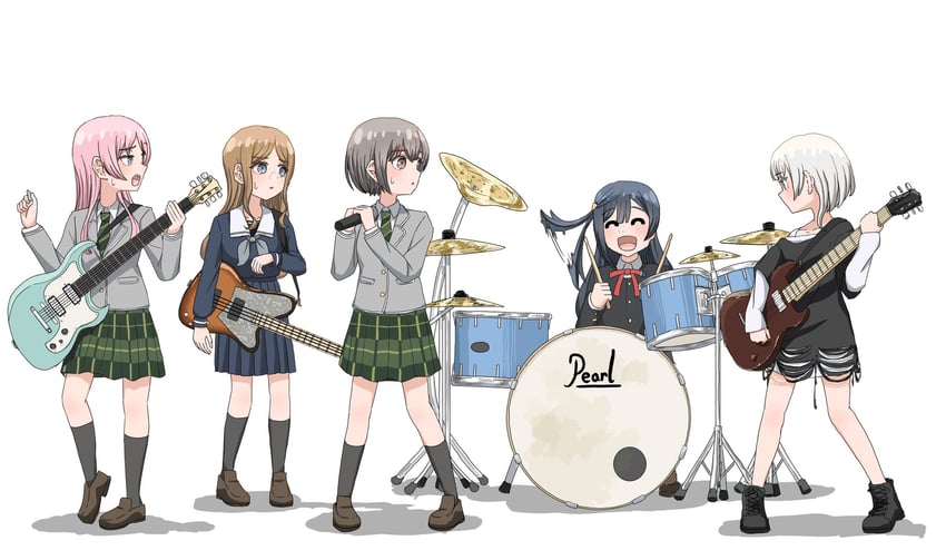 chihaya anon, nagasaki soyo, takamatsu tomori, yuki setsuna, kaname raana, and 1 more (love live! and 3 more) drawn by and_fersent