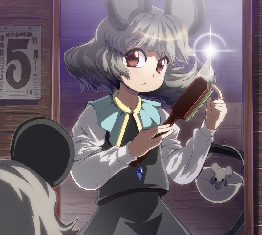 nazrin (touhou) drawn by syope