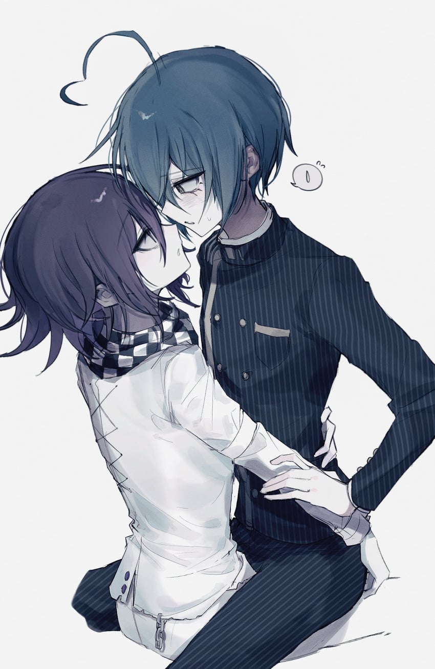 oma kokichi and saihara shuichi (danganronpa and 1 more) drawn by cheong_(nept1211)