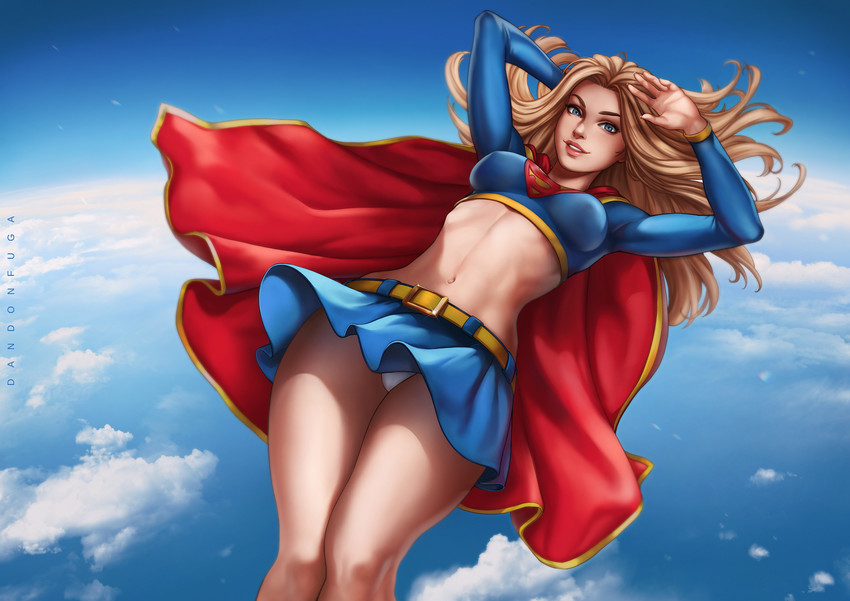 supergirl (dc comics and 1 more) drawn by dandon_fuga
