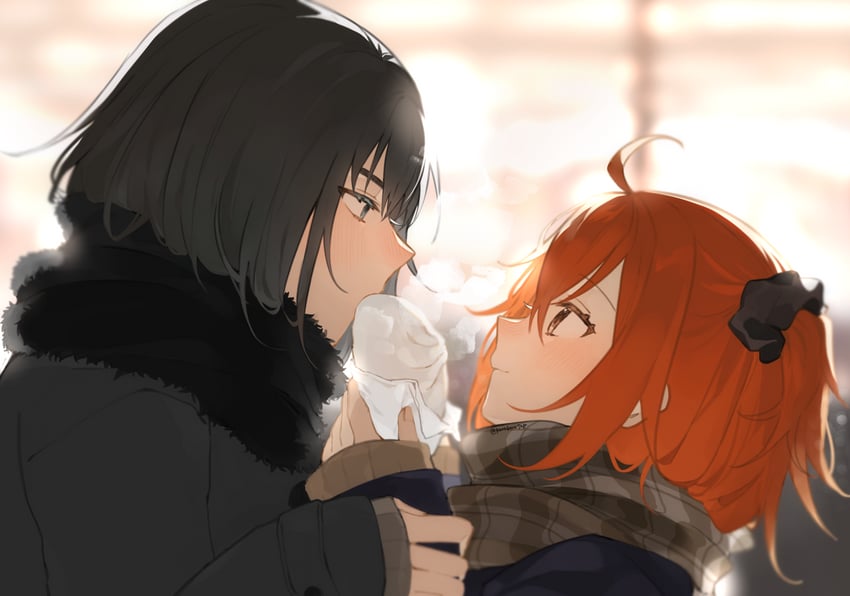 fujimaru ritsuka and oberon (fate and 1 more) drawn by romo827