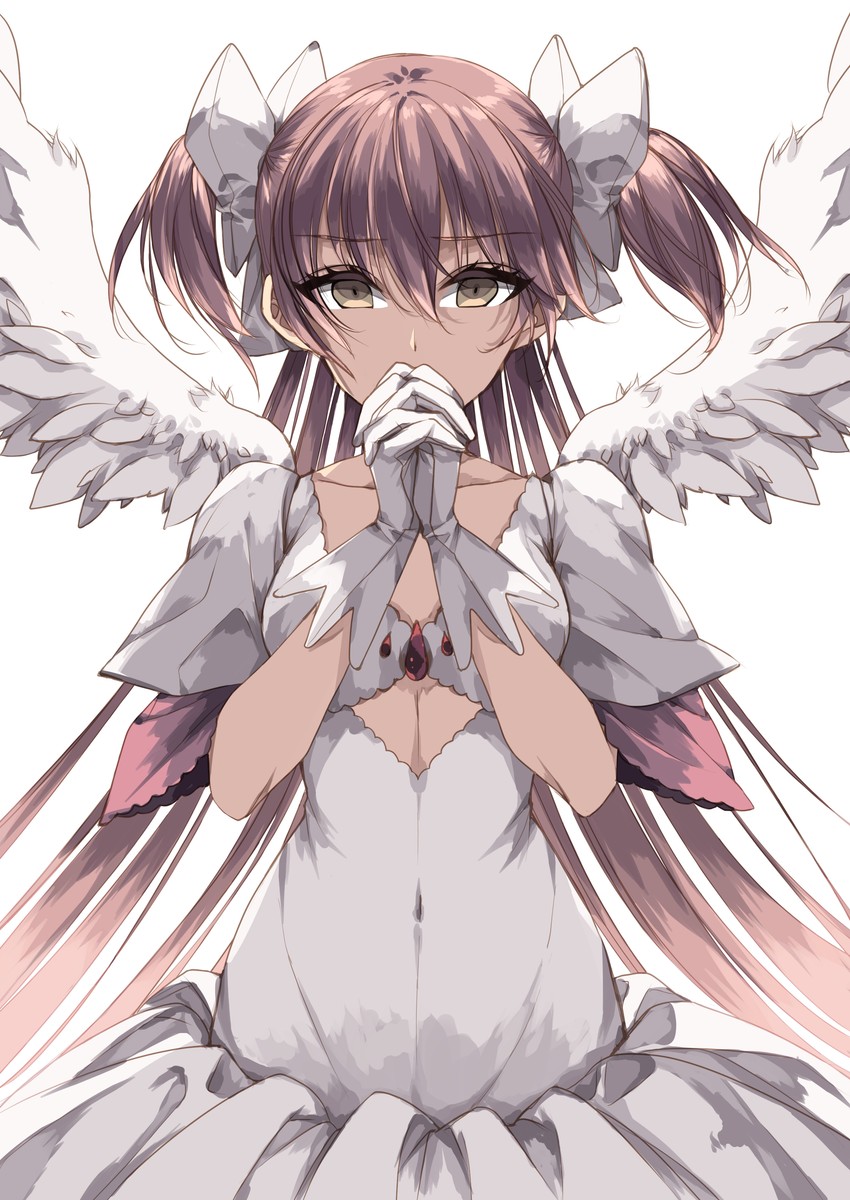 kaname madoka and ultimate madoka (mahou shoujo madoka magica) drawn by misteor