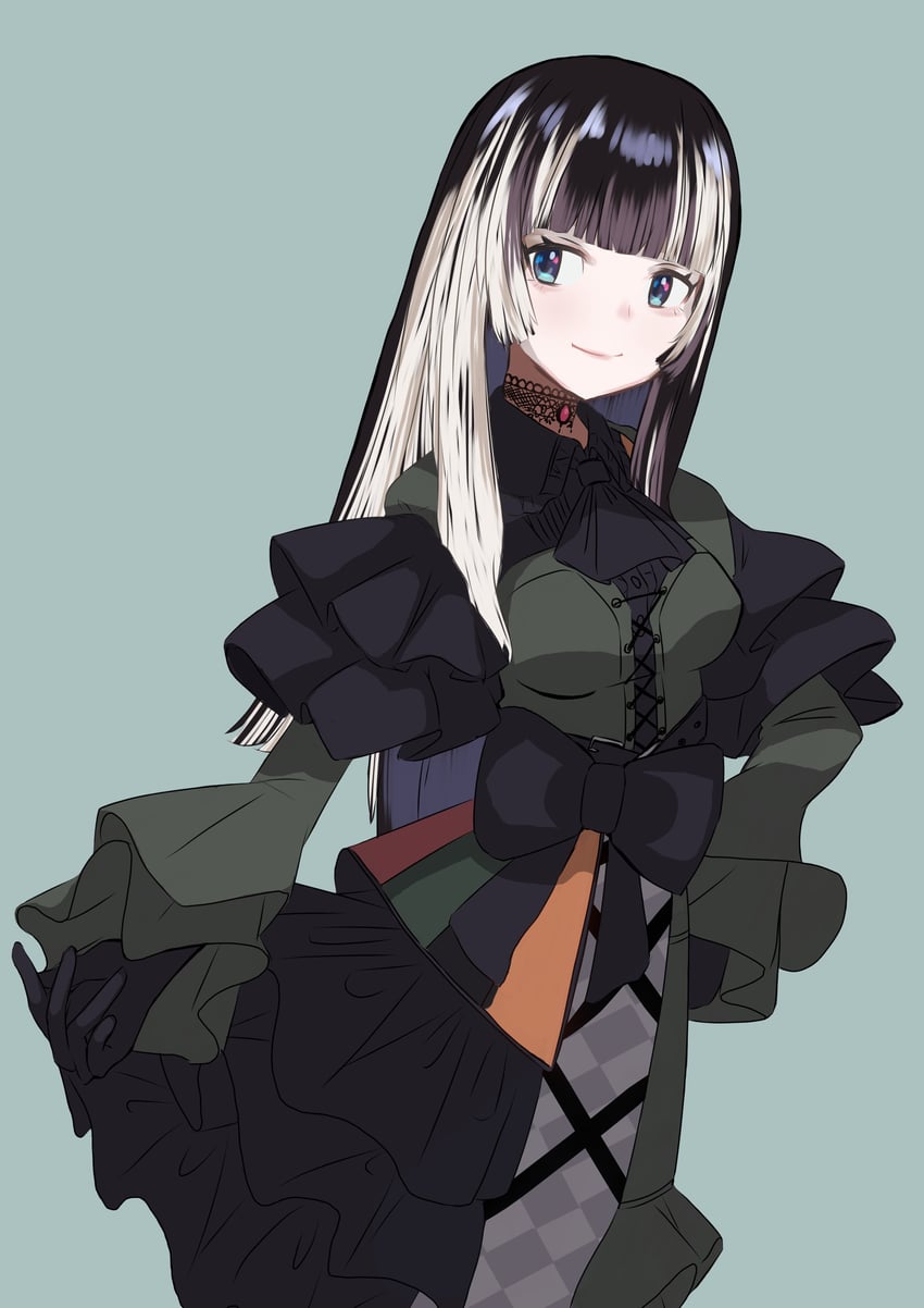 juufuutei raden (hololive and 1 more) drawn by okayamameibutu