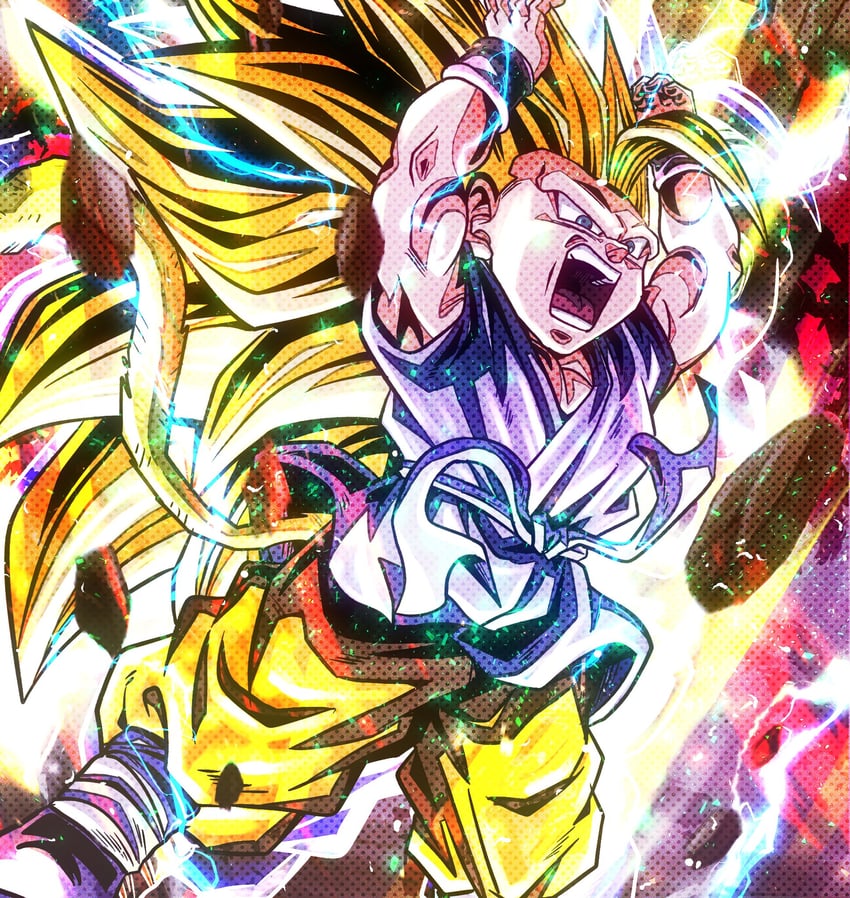 son goku (dragon ball and 1 more) drawn by ushi_(akabec0)
