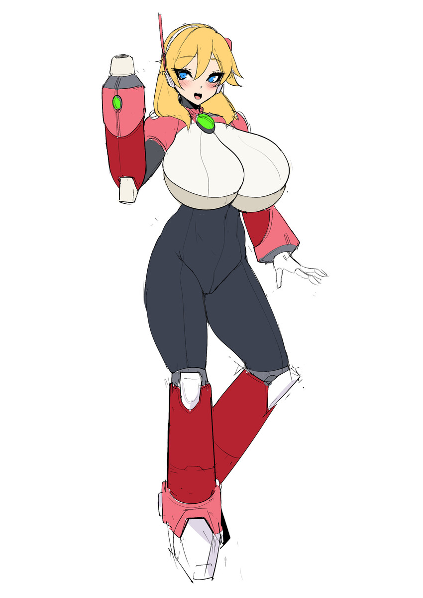 alia (mega man and 1 more) drawn by funaya_(a2brasd)