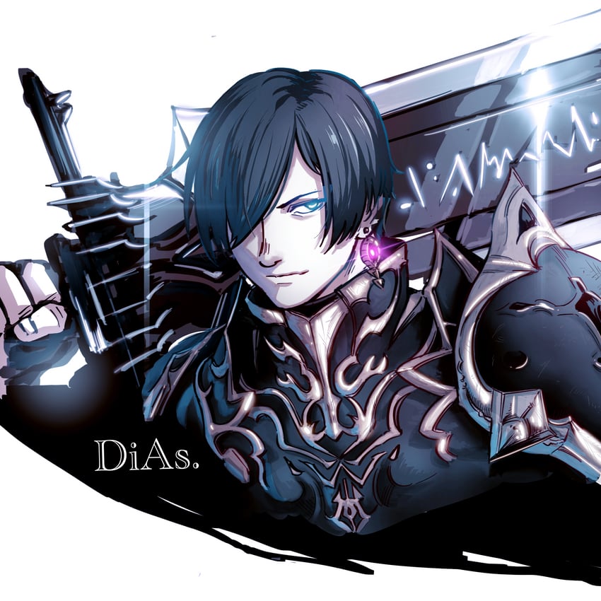 warrior of light and dark knight (final fantasy and 1 more) drawn by minaka_shobu