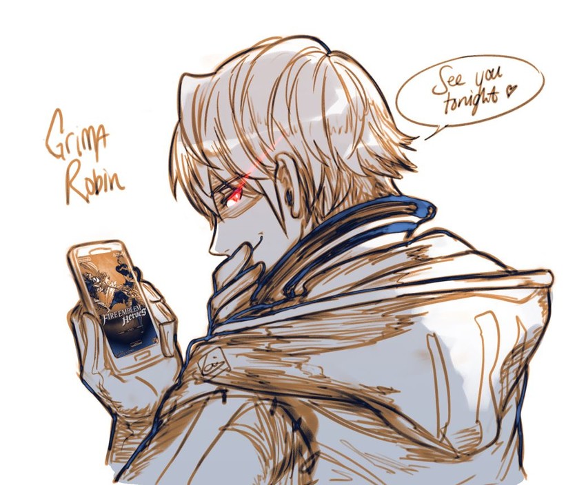 male robin (fire emblem and 2 more) drawn by krazehkai
