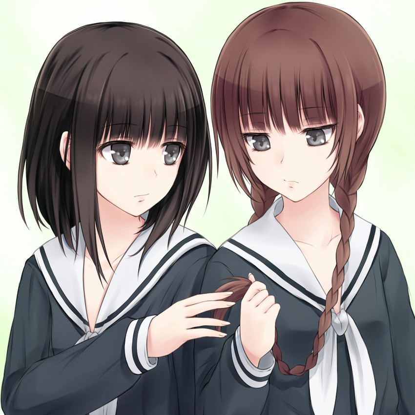 shimazu yoshino and nijou noriko (maria-sama ga miteru) drawn by suzushiro_yukari