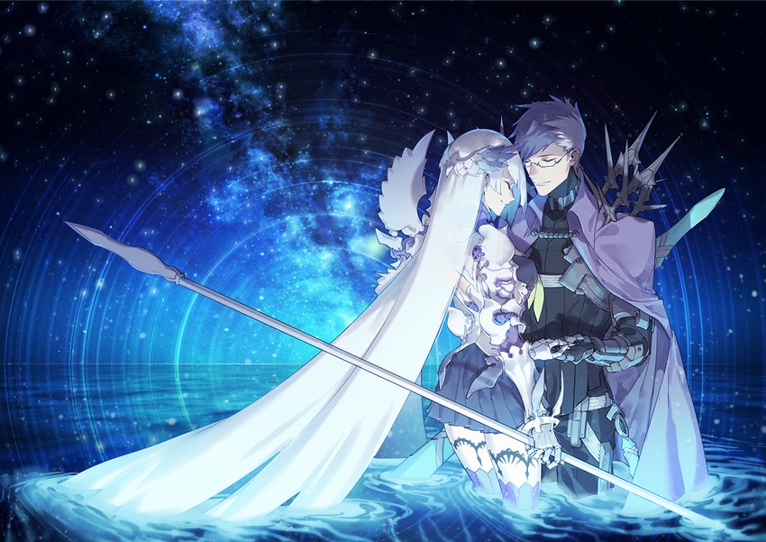 brynhild and sigurd (fate and 3 more) drawn by krab_(fumekrab)