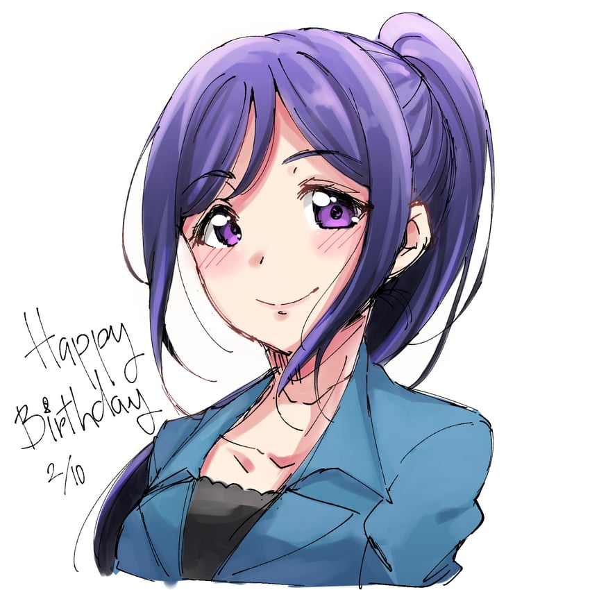 matsuura kanan (love live! and 1 more) drawn by bakaryuu