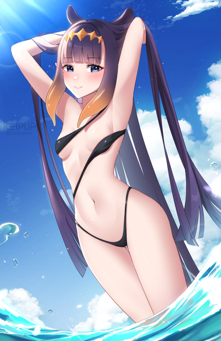 ninomae ina'nis (hololive and 1 more) drawn by keipup