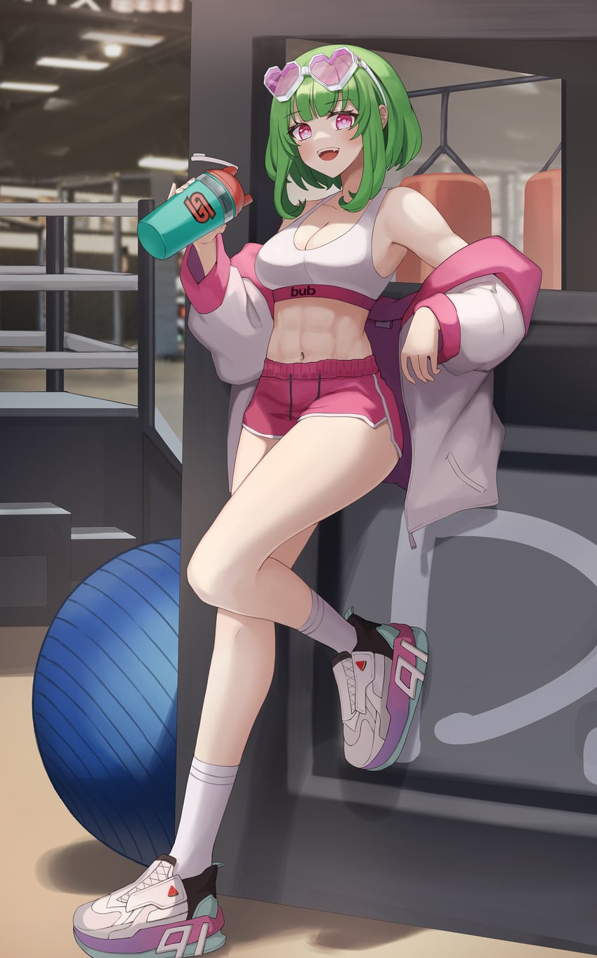 baebub (indie virtual youtuber and 1 more) drawn by gya_(144)