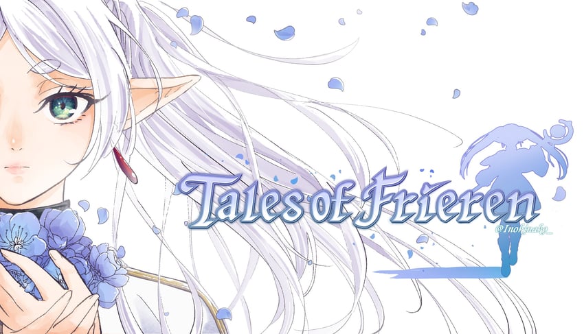 frieren (sousou no frieren and 2 more) drawn by inokinako