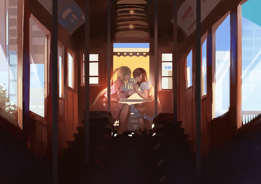 ichii maina and eripiyo (oshi ga budoukan itte kuretara shinu) drawn by ririri