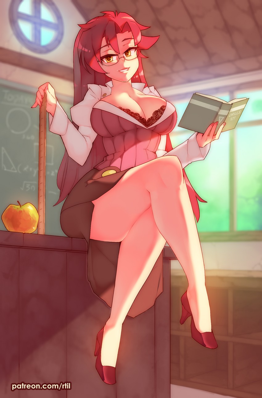 yoko littner and yomako (tengen toppa gurren lagann) drawn by rtil