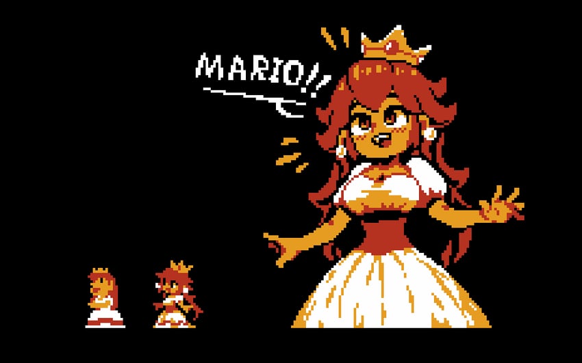princess peach (mario and 1 more) drawn by neamosub