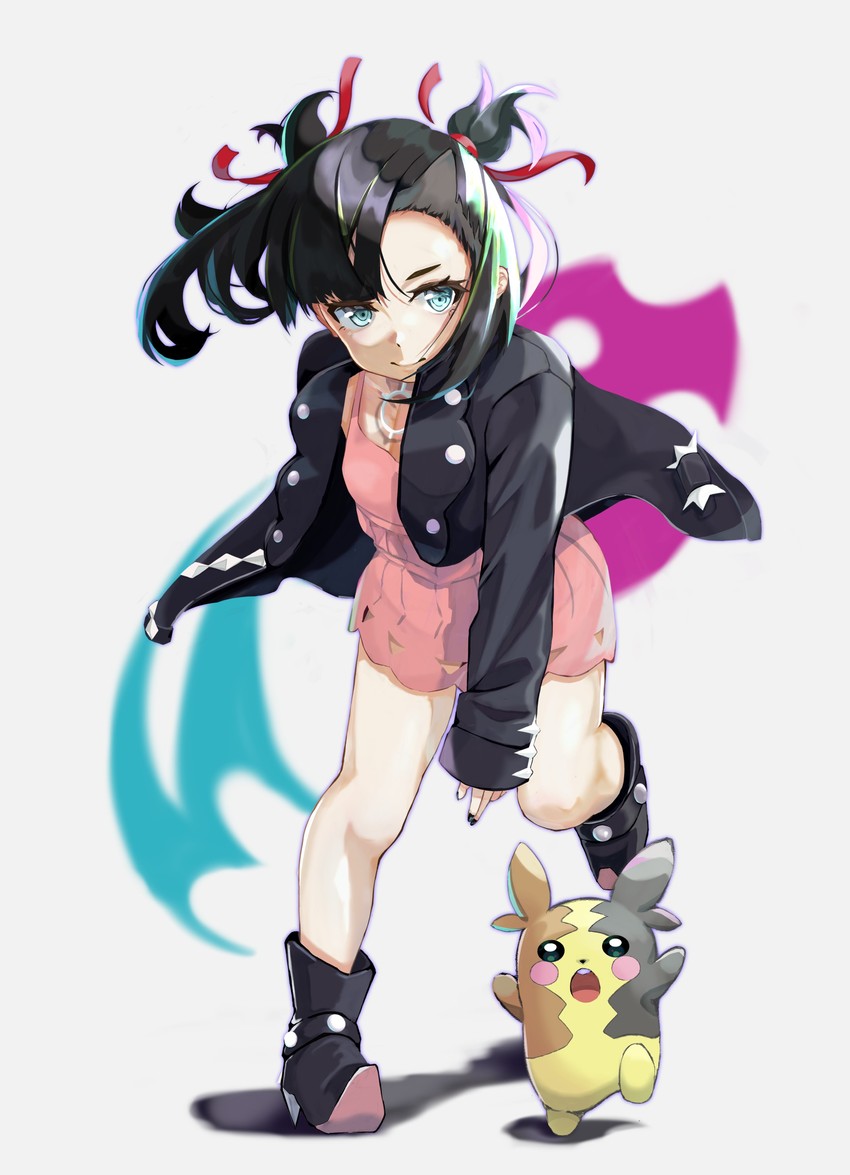 marnie and morpeko (pokemon and 1 more) drawn by kun_(user_tmwh7453)