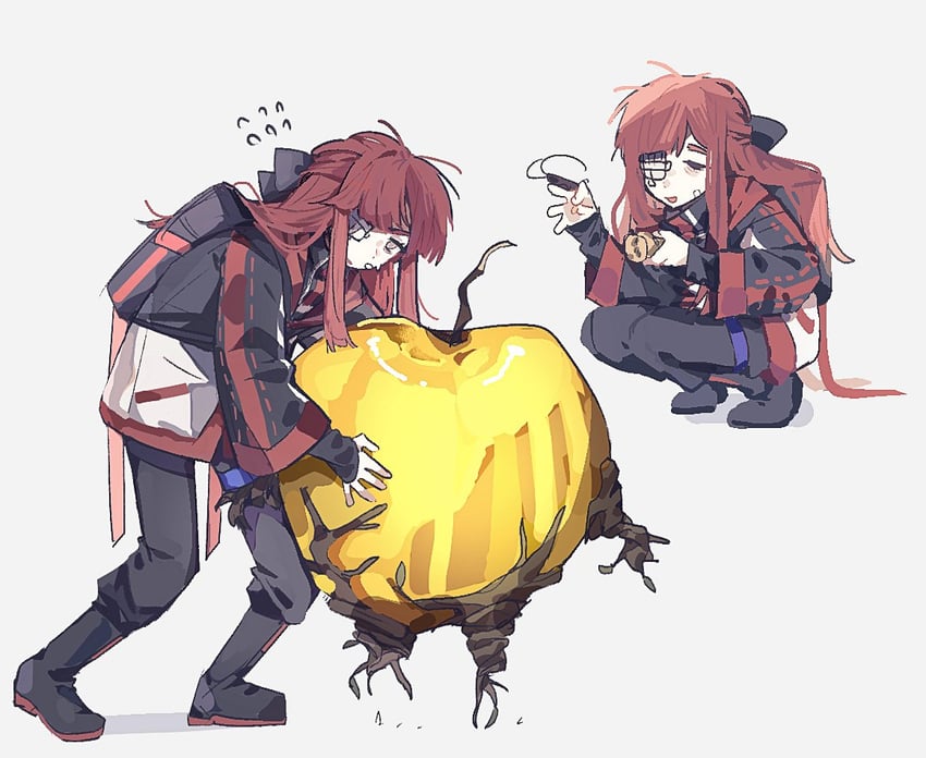 yuri and golden apple (project moon and 1 more) drawn by gmno_6