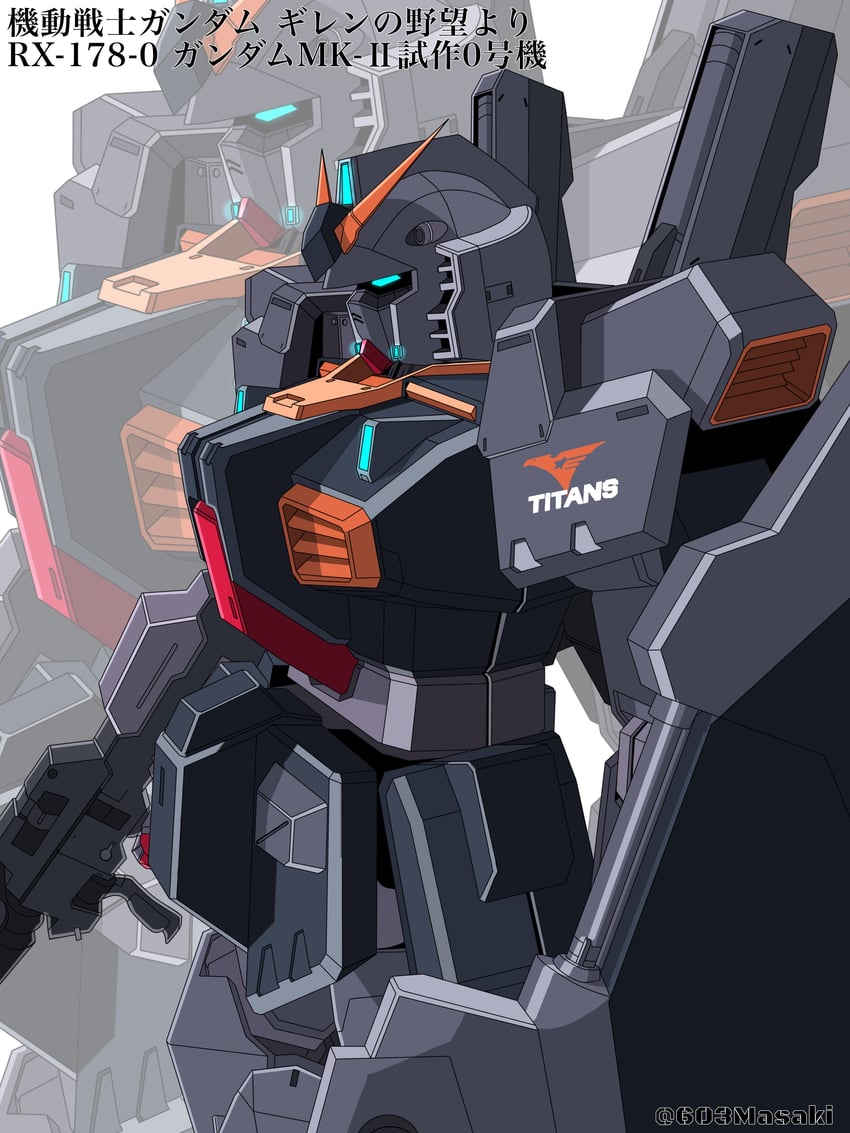 gundam mk ii (gundam and 2 more) drawn by user_vxst7775