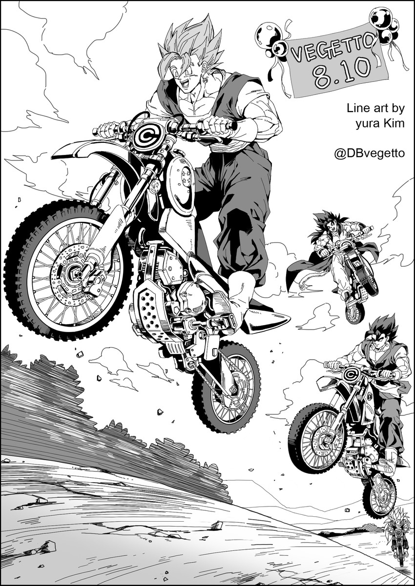 vegetto (dragon ball and 3 more) drawn by kim_yura_(goddess_mechanic)