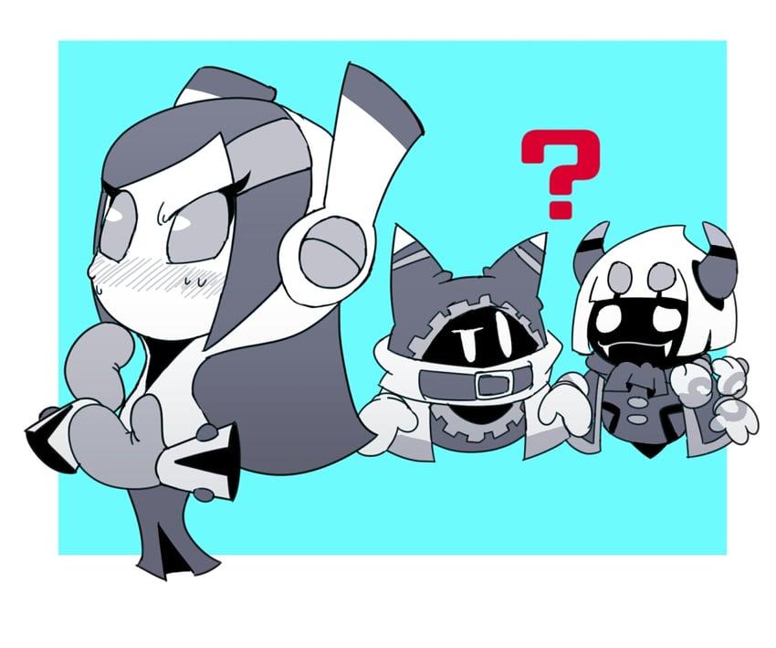 magolor, taranza, and susie (kirby) drawn by ni_re