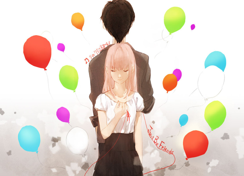 megurine luka (vocaloid and 1 more) drawn by mitosa
