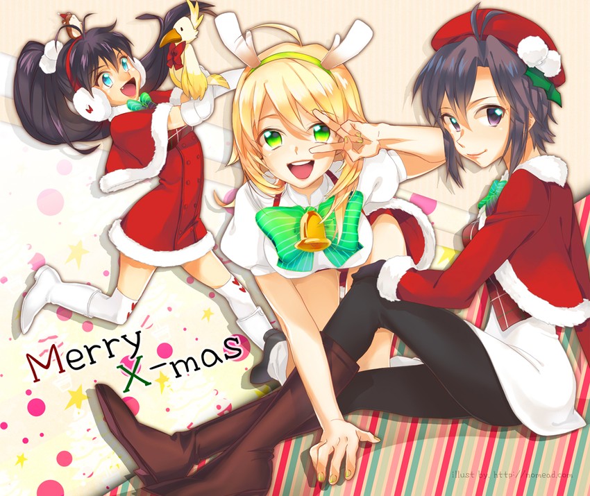 hoshii miki, kikuchi makoto, ganaha hibiki, and hamuzou (idolmaster) drawn by no-mead