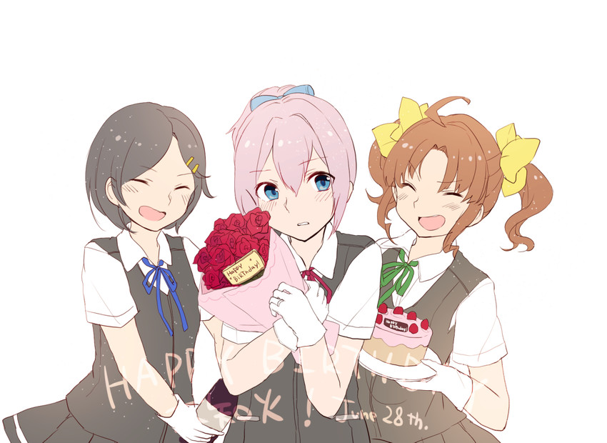 shiranui, kagerou, and kuroshio (kantai collection) drawn by hiroe_(cosmos_blue-02_421)