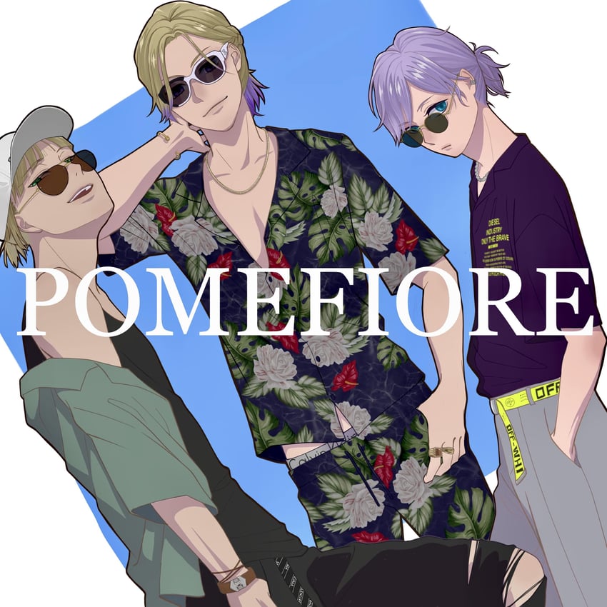 epel felmier, vil schoenheit, and rook hunt (twisted wonderland) drawn by ukichan12011