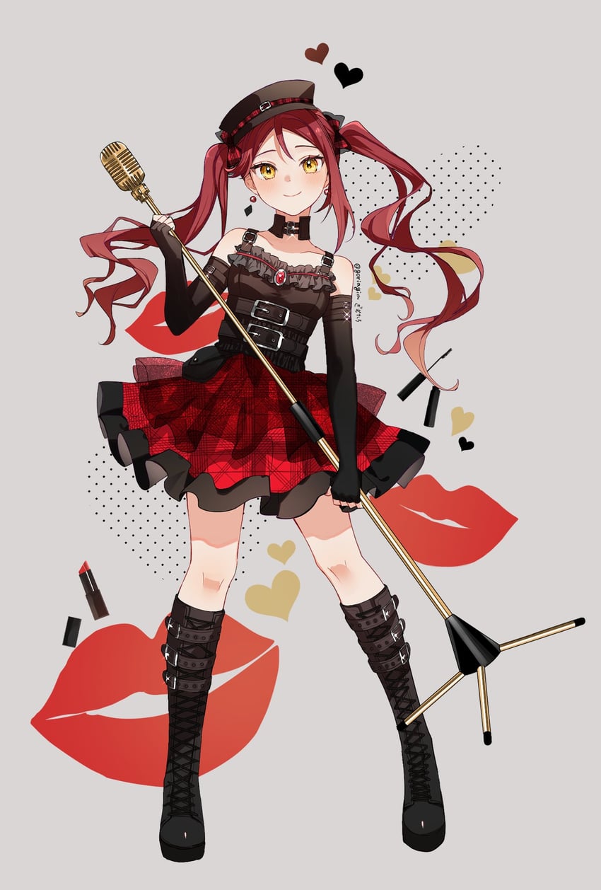 sakurauchi riko (love live! and 1 more) drawn by gimtaro