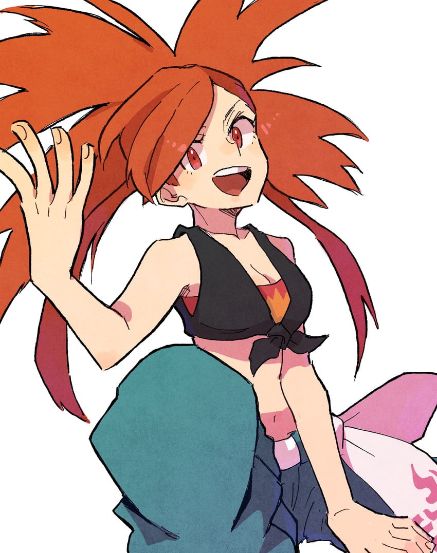 flannery (pokemon and 1 more) drawn by pokira_(fjhanauta)