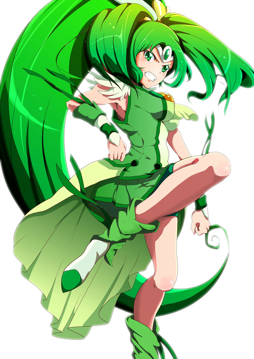 midorikawa nao and cure march (precure and 1 more) drawn by zielgigas