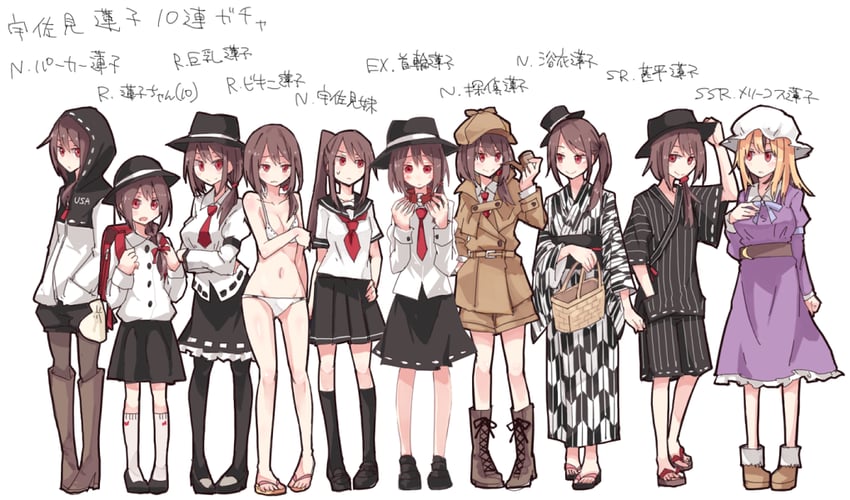 usami renko and maribel hearn (touhou) drawn by shiroshi_(denpa_eshidan)