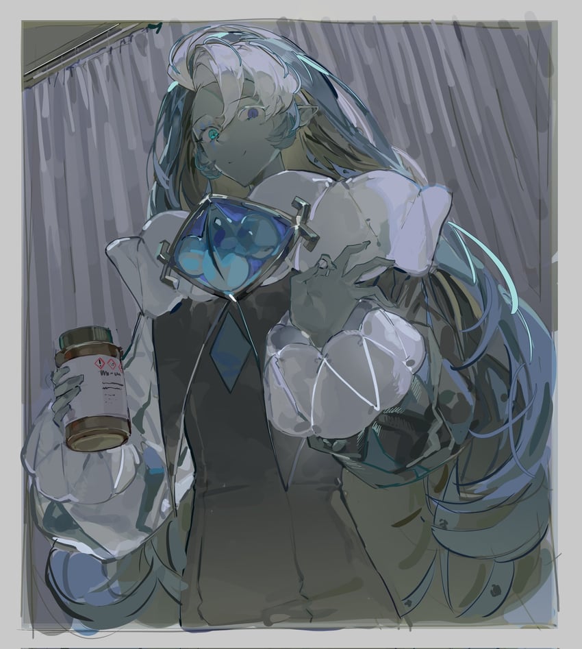 shadow milk cookie (cookie run and 1 more) drawn by f4d1a6