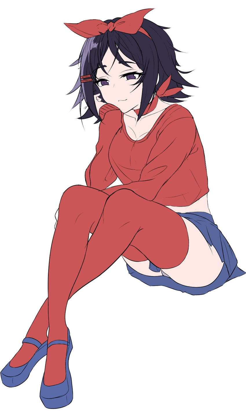mita and short-haired mita (miside) drawn by shokobr