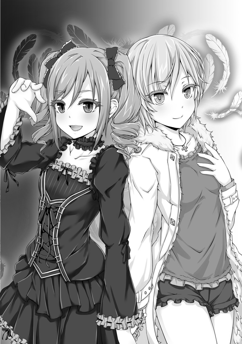 kanzaki ranko and anastasia (idolmaster and 1 more) drawn by asagi_koko