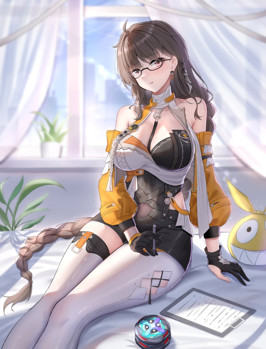 homu and female dreamseeker (honkai and 1 more) drawn by ying_ling