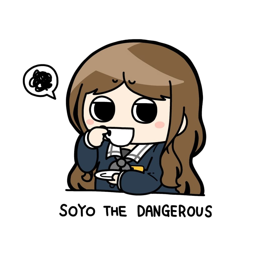nagasaki soyo (bang dream! and 1 more) drawn by konpeitoull_(c12h22o11_tr_6)