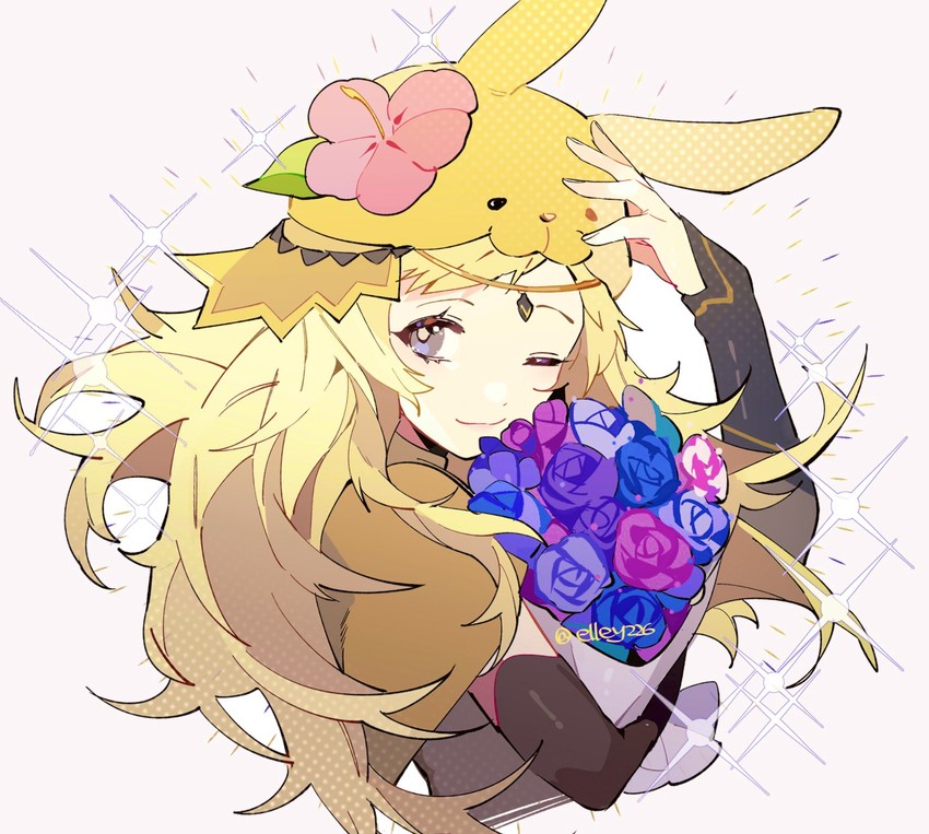 ophelia (fire emblem and 2 more) drawn by elley226