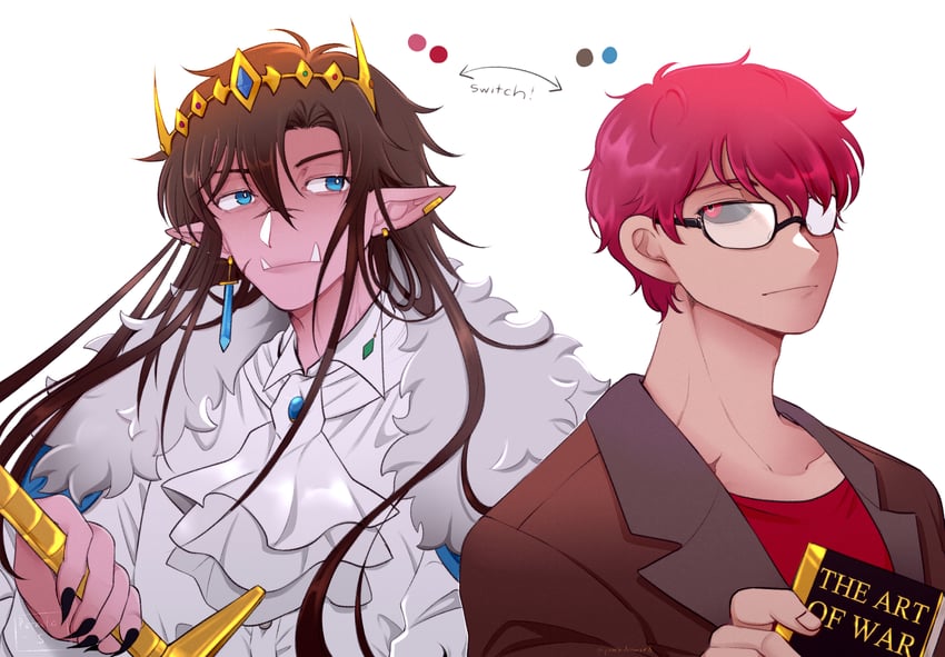 technoblade (real life and 3 more) drawn by sallyatoyota