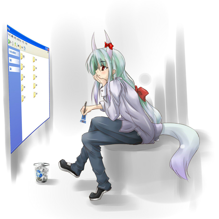 kamishirasawa keine and ex-keine (touhou and 2 more) drawn by kohaku_q