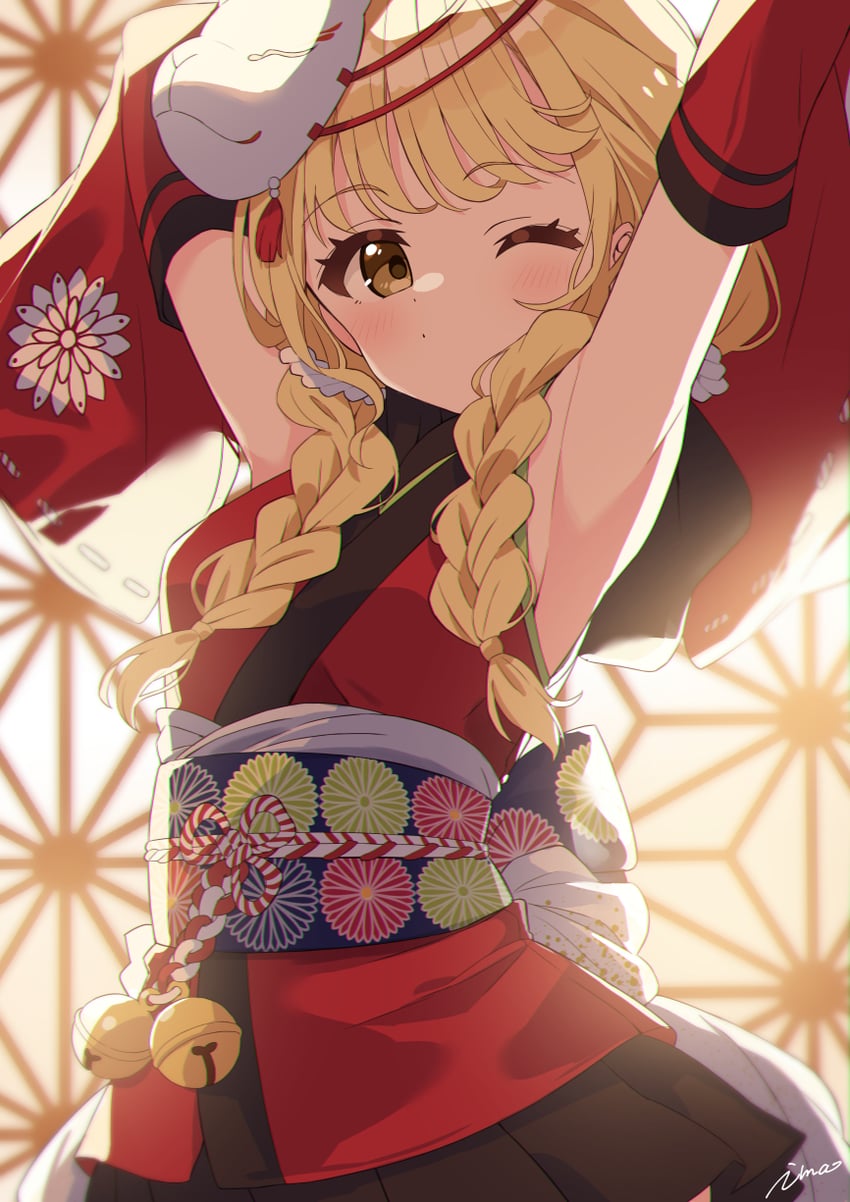 fujita kotone (idolmaster and 1 more) drawn by ima_(lm_ew)