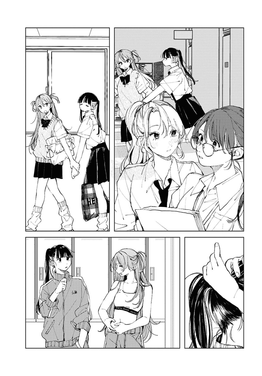 ogino ichiko, kuran arisa, furuya minami, and sasaki (inkya gyaru demo ikigaritai!) drawn by kashiwagi_tsukiko