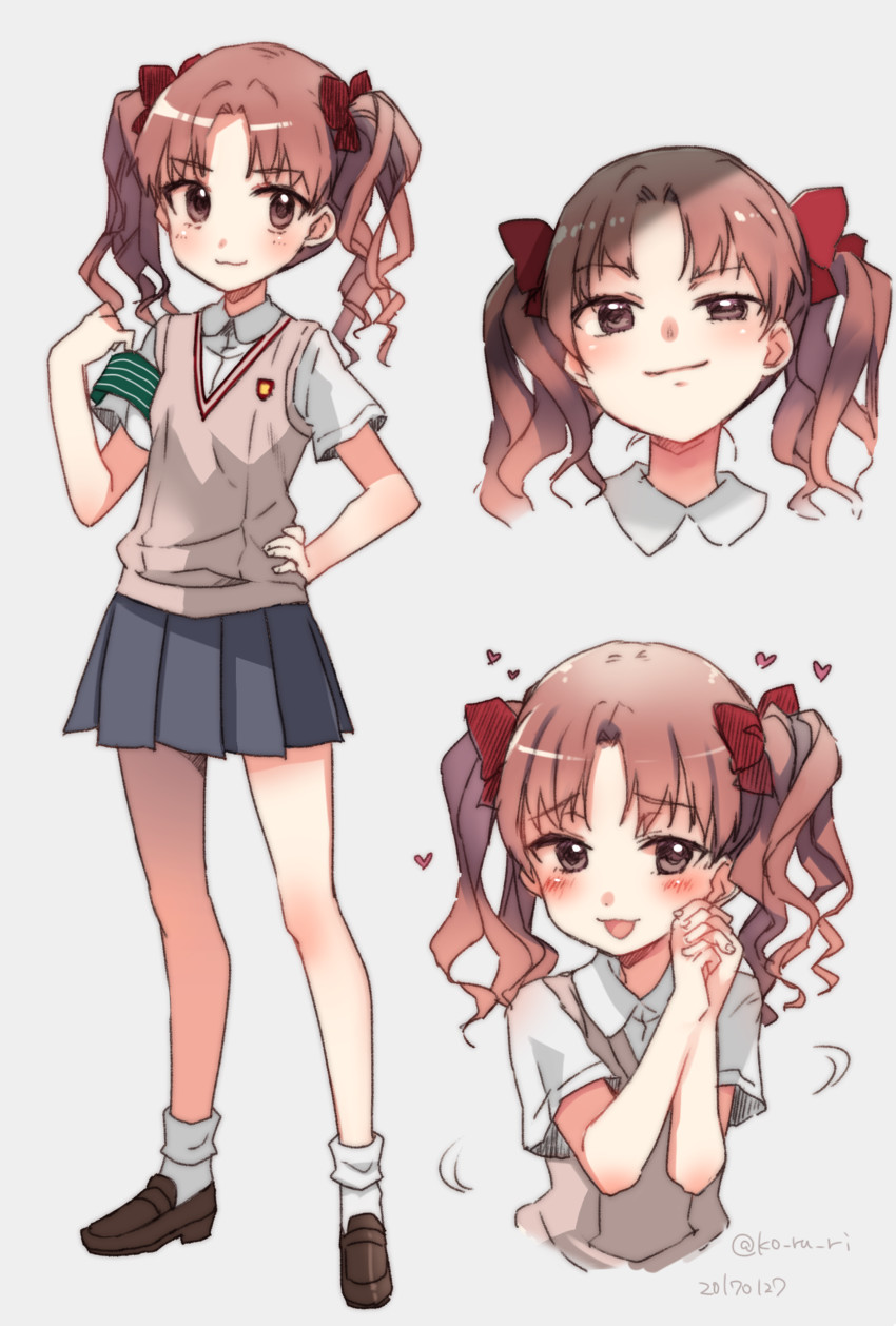 shirai kuroko (toaru majutsu no index and 1 more) drawn by koruri