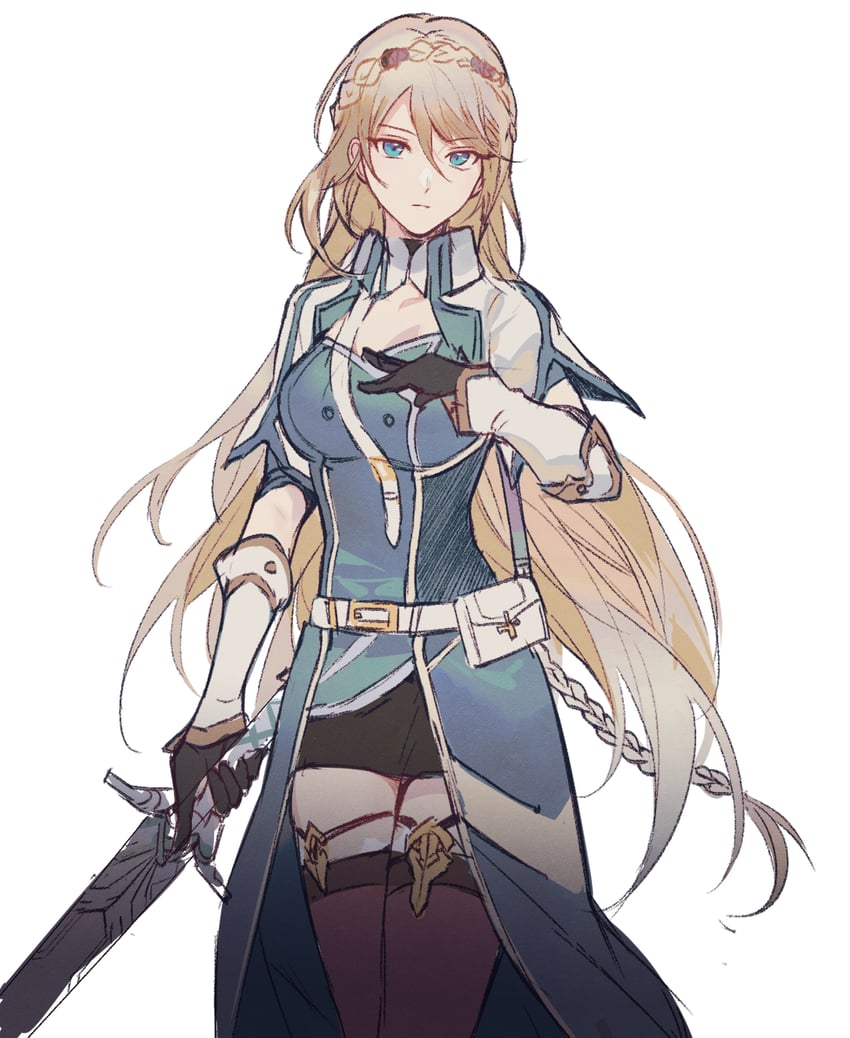 elaine auclair (eiyuu densetsu and 2 more) drawn by arashiko_falcom