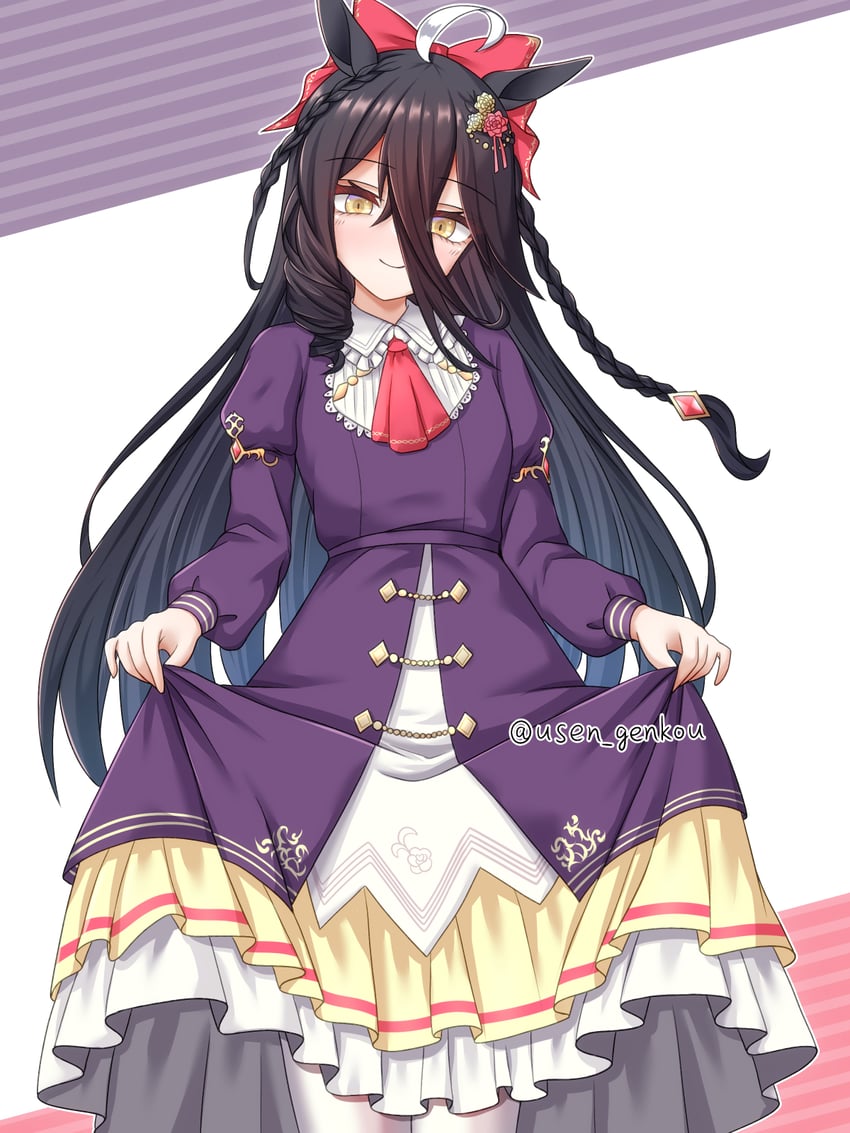 manhattan cafe and daiichi ruby (umamusume) drawn by yuusen_(aenka)